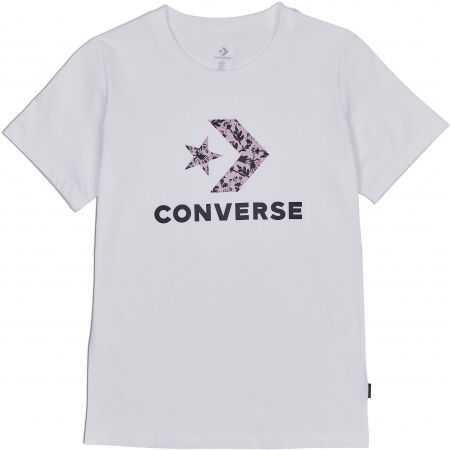 Dámské tričko - Converse FLORAL STAR CHEVRON GRAPPHIC TEE
