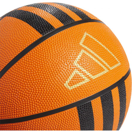 Basketbalový míč - adidas 3-STRIPES RUBBER X2 - 3