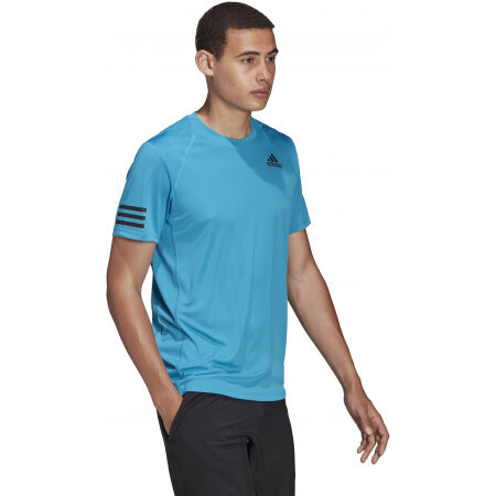 Pánské tenisové tričko - adidas CLUB 3 STRIPES TENNIS TEE - 4