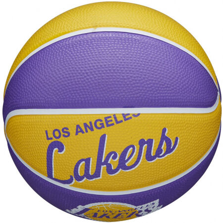 Mini basketbalový míč - Wilson NBA RETRO MINI LAKERS - 5