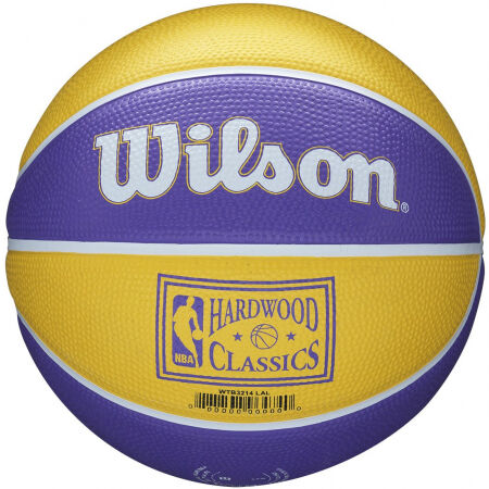 Mini basketbalový míč - Wilson NBA RETRO MINI LAKERS - 2