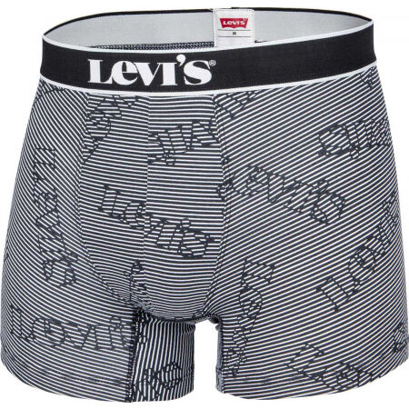 Pánské boxerky - Levi's® LOGO STRIPE BOX - 2