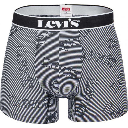 Pánské boxerky - Levi's® LOGO STRIPE BOX - 3