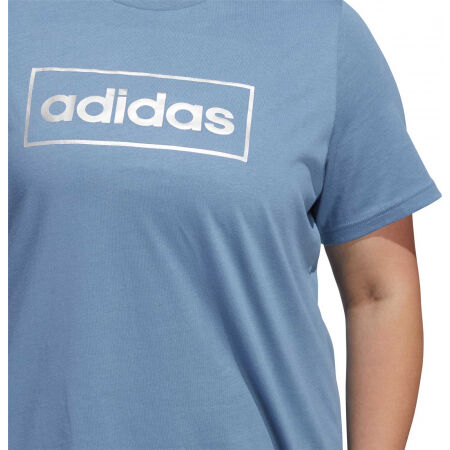 Dámské sportovní tričko v plus size - adidas LINEAR - 6