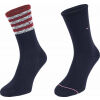 Dámské ponožky - Tommy Hilfiger WOMEN SEASONAL TENCEL SOCK 2P FOLK STRIPE - 1