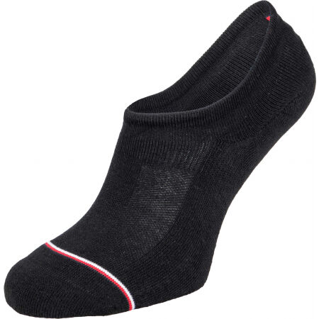 Pánské ponožky - Tommy Hilfiger MEN ICONIC FOOTIE 2P - 2