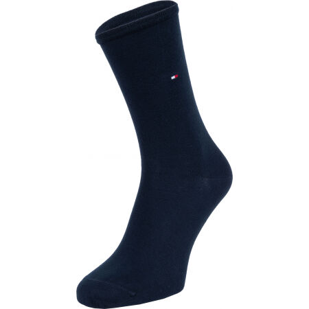 Dámské ponožky - Tommy Hilfiger WOMEN SEASONAL TENCEL SOCK 2P RIB - 2
