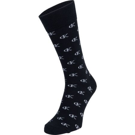 Sada panských ponožek - Calvin Klein CREW 4P JEANS LOGO GIFTBOX WADE - 8