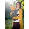 Rostoucí šátkové nosítko pro děti - MONILU UNI COAL STARS - 4