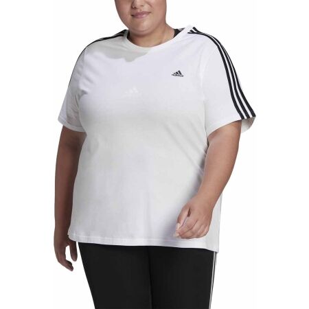 Dámské tričko v plus size - adidas 3S T - 2