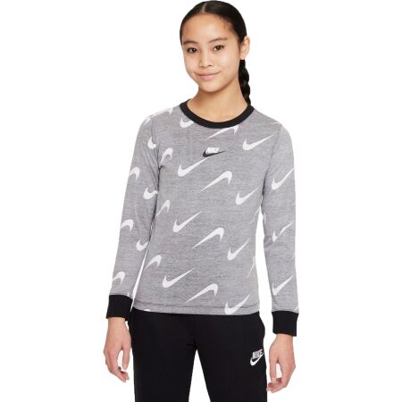 Nike NSW TEE LS RTL - Dívčí triko s dlouhým rukávem