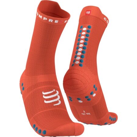 Běžecké ponožky - Compressport PRO RACING SOCK v4.0 RUN HIGH - 1