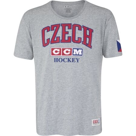 CCM FLAG TEE TEAM CZECH - Pánské tričko