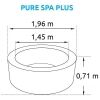 Nafukovací vířivý bazén - Marimex PURE SPA - 2