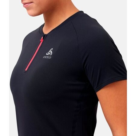Dámské tričko - Odlo W AXALP TRAIL T-SHIRT CREW NECK S/S 1/2 ZIP - 5