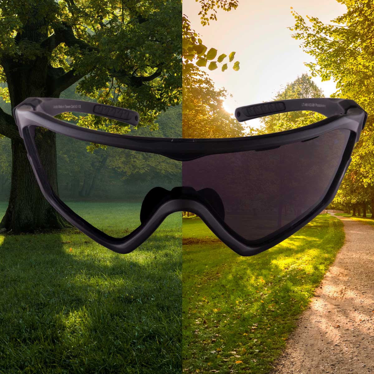 Fotochromatické sluneční brýle