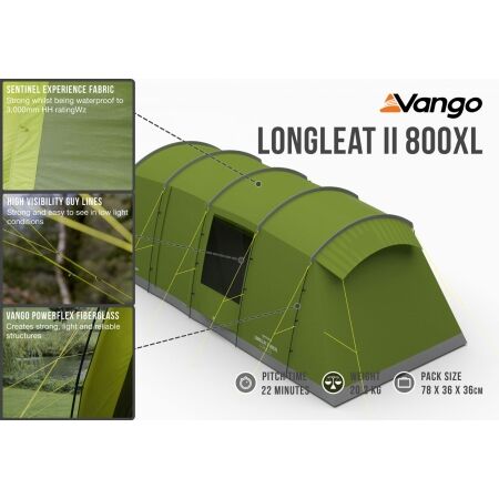 Rodinný stan - Vango LONGLEAT II 800XL - 9