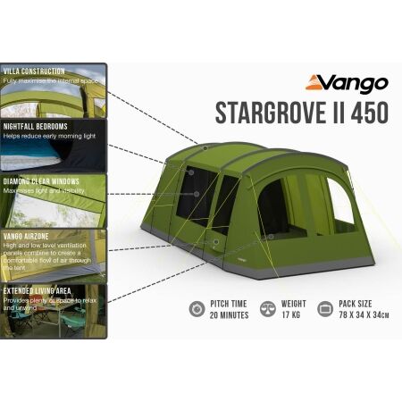 Rodinný stan - Vango STARGROVE II 450 - 16