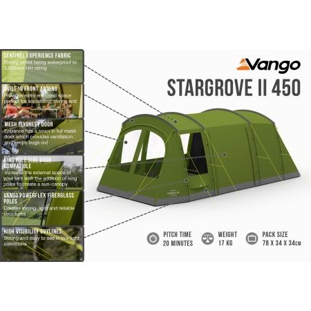 Rodinný stan - Vango STARGROVE II 450 - 15