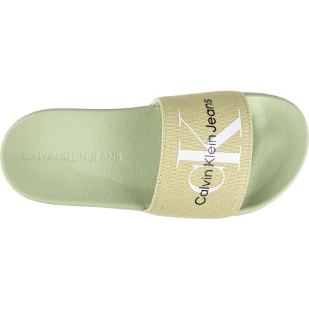 Dámské pantofle - Calvin Klein SLIDE MONOGRAM CO - 5