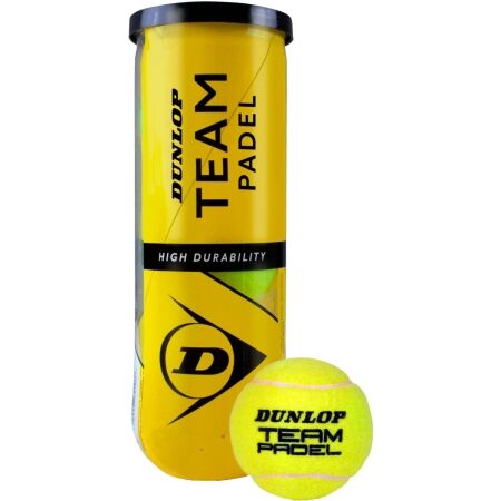 Dunlop TEAM PADEL 3PET - Míče pro padel