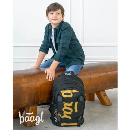 Školní batoh - BAAGL SKATE BACKPACK GOLD - 13