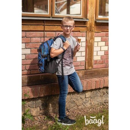Školní batoh - BAAGL SKATE BACKPACK STRUKTURY - 9