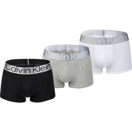 Pánské boxerky - Calvin Klein CKR STEEL COTTON-TRUNK 3PK - 1