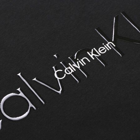 Pánské tričko - Calvin Klein EMB ICON LOUNGE-S/S CREW NECK - 4