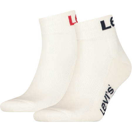 Levi's® MID CUT SPORT LOGO 2P - Unisexové ponožky