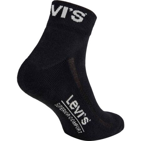 Unisexové ponožky - Levi's® MID CUT SPORT LOGO 2P - 3