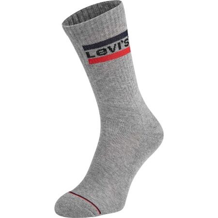 Ponožky - Levi's® REGULAR CUT SPRTWR LOGO 2P - 4