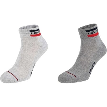 Levi's® MID CUT SPRTWR LOGO 2P - Ponožky