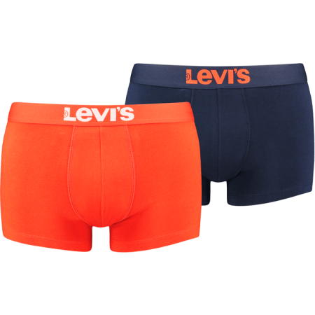 Levi's MEN SOLID BASIC TRUNK 2P - Pánské boxerky
