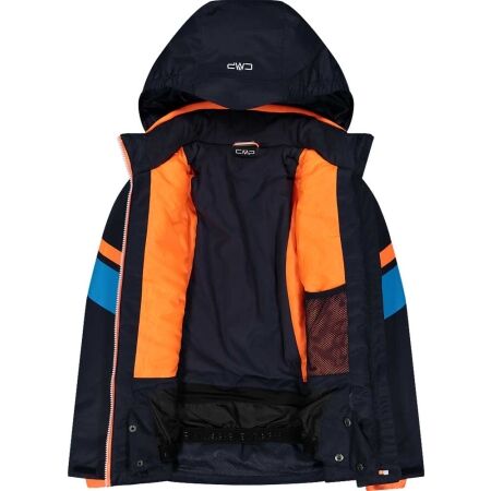 Chlapecká lyžařská bunda - CMP KID JACKET SNAPS HOOD - 4