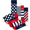 Klasické ponožky - HAPPY SOCKS BIG DOT GIFT BOX 4P - 1