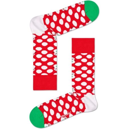 Klasické ponožky - HAPPY SOCKS BIG DOT SNOWMAN - 2