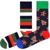 Klasické ponožky - HAPPY SOCKS GINGERBREAD COOKIES GIFT SET 2P - 1
