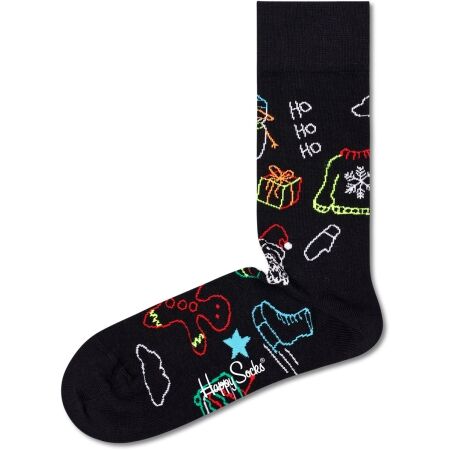Klasické ponožky - HAPPY SOCKS HO HO HO - 1
