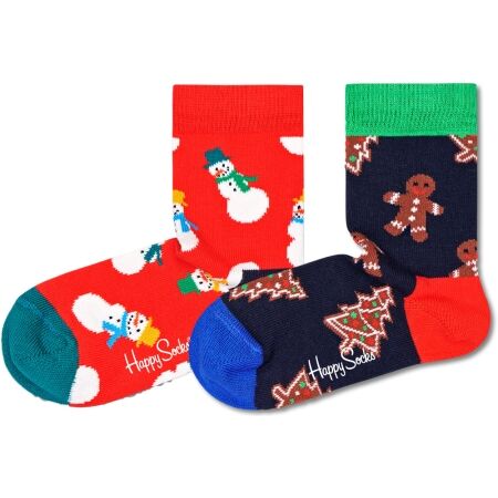HAPPY SOCKS HOLIDAY GIFT SET 2P - Dětské ponožky