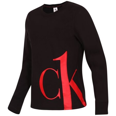 Dámské tričko s dlouhým rukávem - Calvin Klein SLEEP-L/S CREW NECK - 2