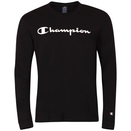 Champion CREWNECK LONG SLEEVE T-SHIRT - Pánské tričko s dlouhým rukávem