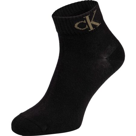 Pánské ponožky - Calvin Klein QUARTER 2P - 4