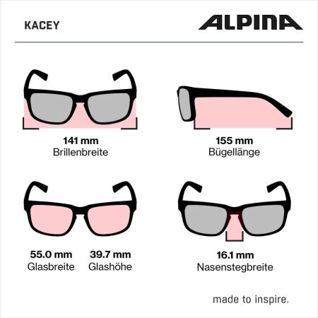 Sluneční brýle - Alpina Sports KACEY - 5