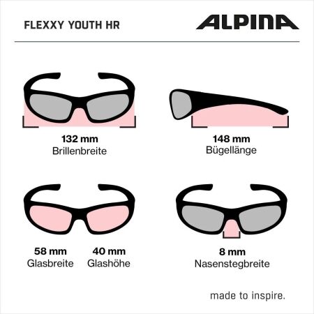 Sluneční brýle - Alpina Sports FLEXXY YOUTH HR - 5