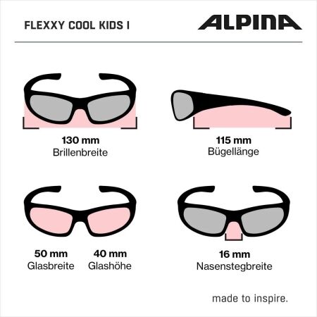 Sluneční brýle - Alpina Sports FLEXXY COO KIDS I - 5