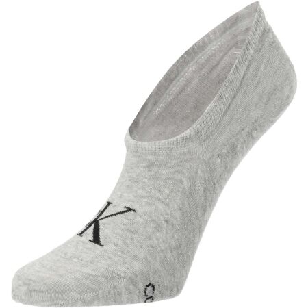 Dámské ponožky - Calvin Klein FOOTIE HIGH CUT 3P - 2