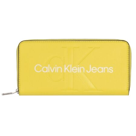 Calvin Klein SCULPTED MONO ZIP AROUND MONO - Dámská peněženka