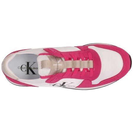 Dámská volnočasová obuv - Calvin Klein RUNNER SOCK LACEUP NY-LTH WN - 5