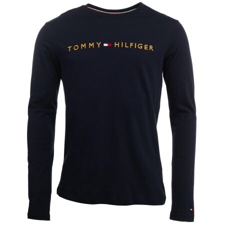 Pánské triko s dlouhým rukávem - Tommy Hilfiger TOMMY ORIGINAL-CN LS TEE LOGO - 1